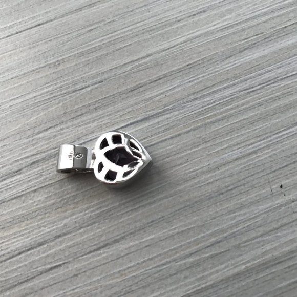 Heart pendant 18K WG - Picture 8 of 15